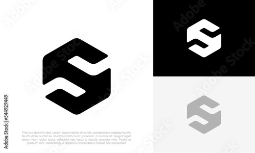 Initial letter S logo design vector