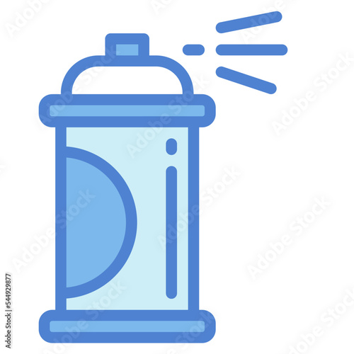 spray two tone icon style