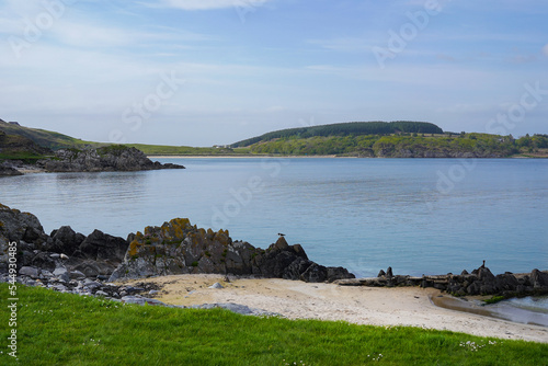 Fototapeta Kilnaughton bay on the Isle of Islay in Scotland
