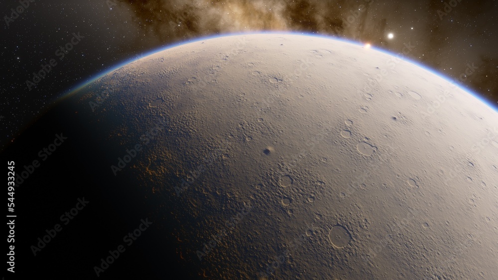 Fototapeta premium Abstract planets and space background