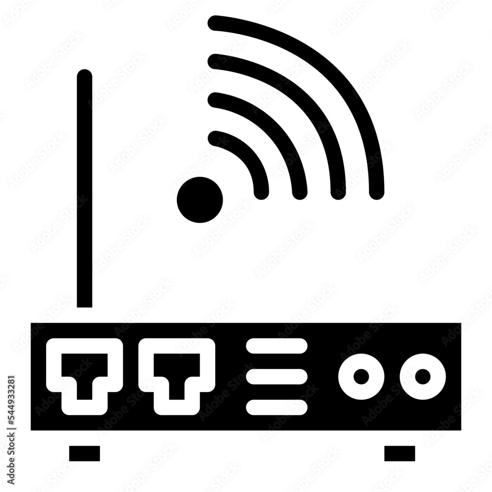 router glyph icon style