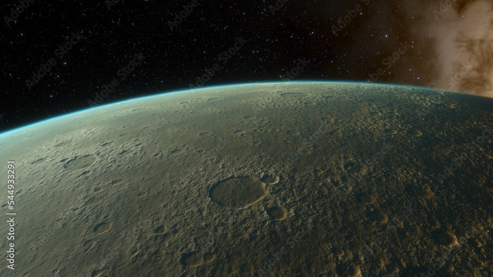 Obraz premium Abstract planets and space background