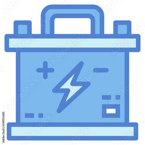battery two tone icon style