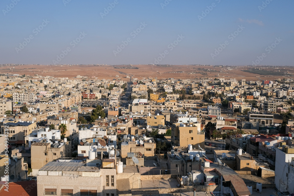 La ville de Madaba en Jordanie
