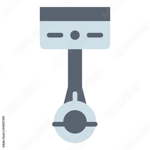 piston flat icon style