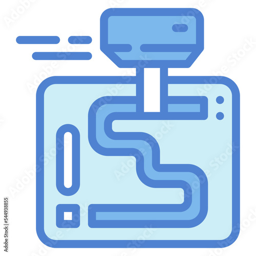 gearshift two tone icon style