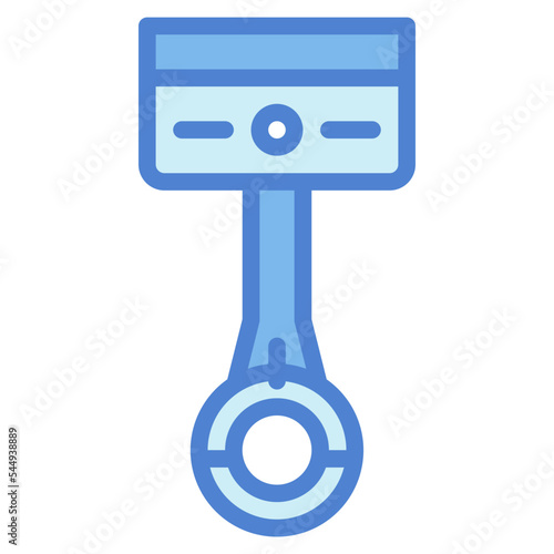 piston two tone icon style