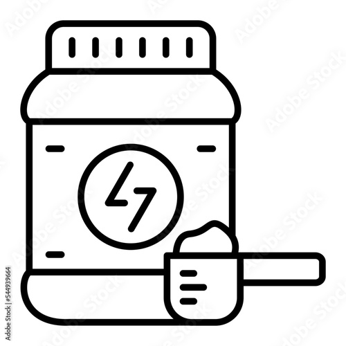 Supplement Line Icon