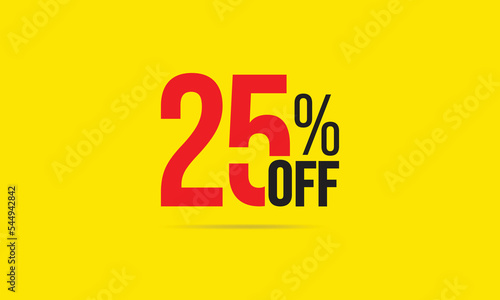 25% OFF DISCOUNT BANNER, Sale Up to 25%