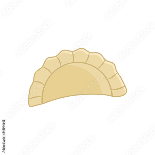 Dumplings (pierogi, varenyky, pelmeni, ravioli) set. Dumplings isolated on background. Polish cuisine. Eastern european cuisine. Vector   illustration