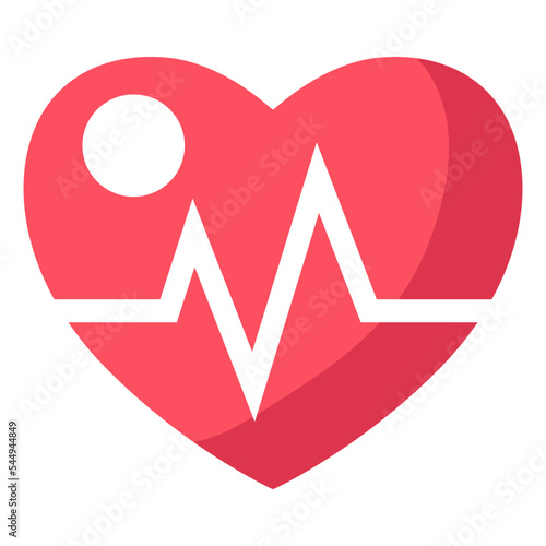 Heart pulse icon