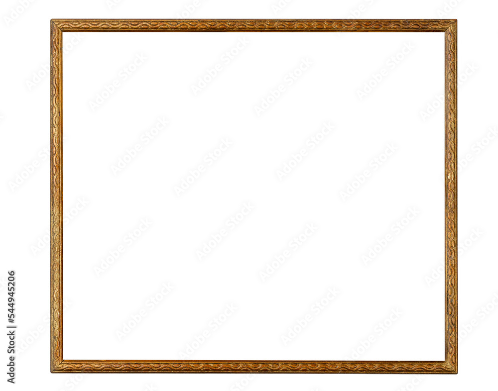 Picture frame. Baguette frame cut out from the background. Picture frame. Baguette frame cut out from the background.