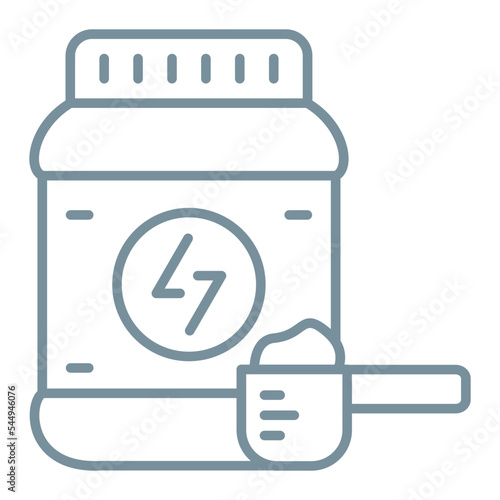 Supplement Multicolor Line Icon