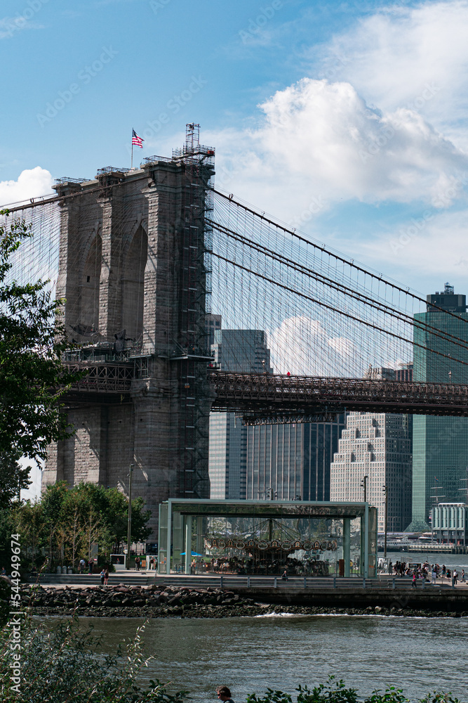 Naklejka premium Brooklyn bridge