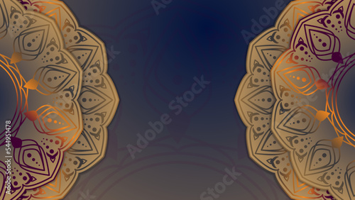 Luxury ornamental mandala background