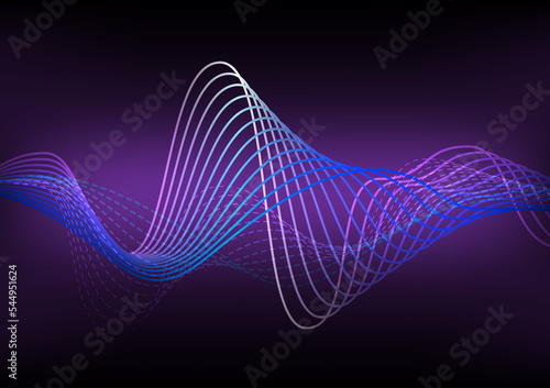 Blue_Line_Wave_Dark_Purple_Background