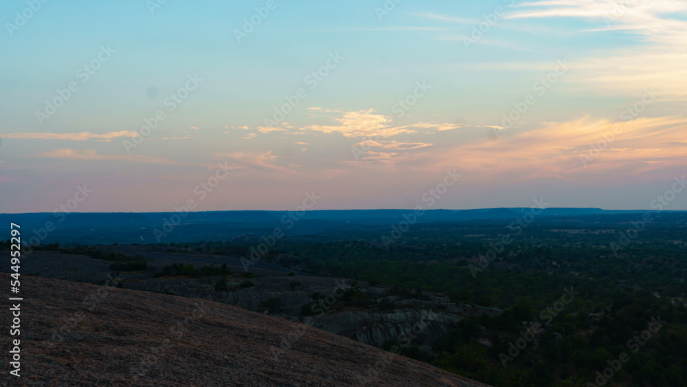 Enchanted Rock at Sunset Fredericksburg Texas (Texas Hill Country)