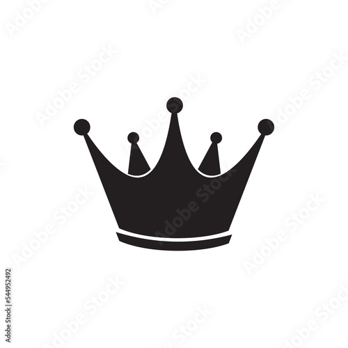 Crown icon vector illustration sign