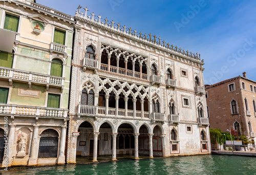 Ca d'Oro palace on Grand Canal, Venice, Italy © Mistervlad