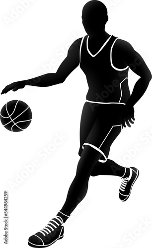 Basketball Player Silhouette