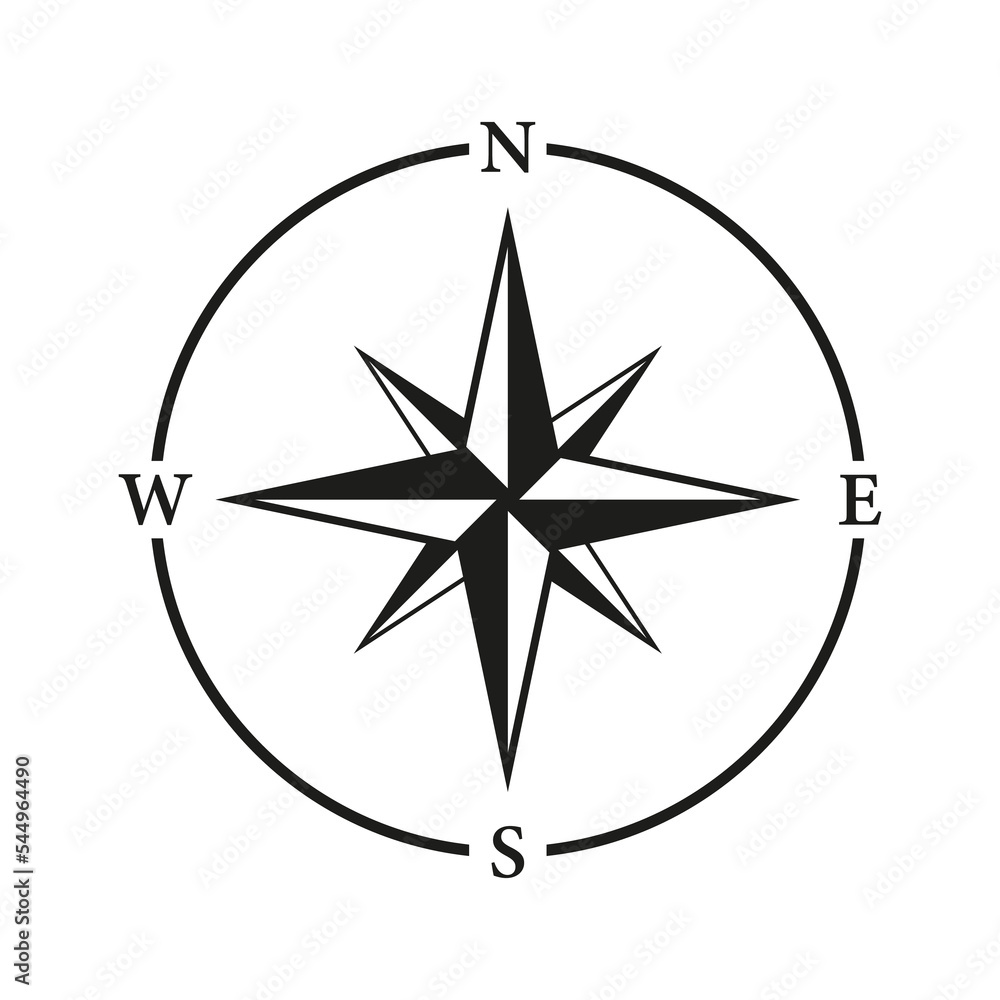 Rose Wind Navigation Retro Equipment Sign. Adventure Direction Arrow to North South West East Orientation Navigator Modern Glyph Pictogram. Compass Map Silhouette Icon. Isolated Vector Illustration Rose Wind Navigation Retro Equipment Sign. Adventure Direction Arrow to North South West East Orientation Navigator Modern Glyph Pictogram. Compass Map Silhouette Icon. Isolated Vector Illustration