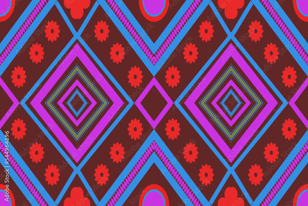 Geometric ethnic oriental pattern traditional Design for background,wallpaper,clothing, wrapping, fabric,Vector illustration.embroider style. Geometric ethnic oriental pattern traditional Design for background,wallpaper,clothing, wrapping, fabric,Vector illustration.embroider style.