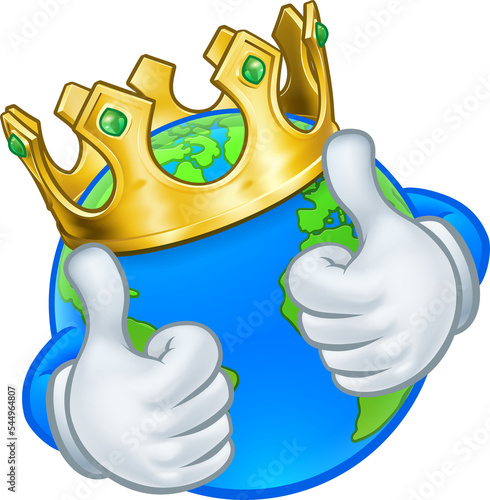 King Earth Globe World Masc...