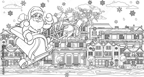 Santa Claus Christmas Stree...