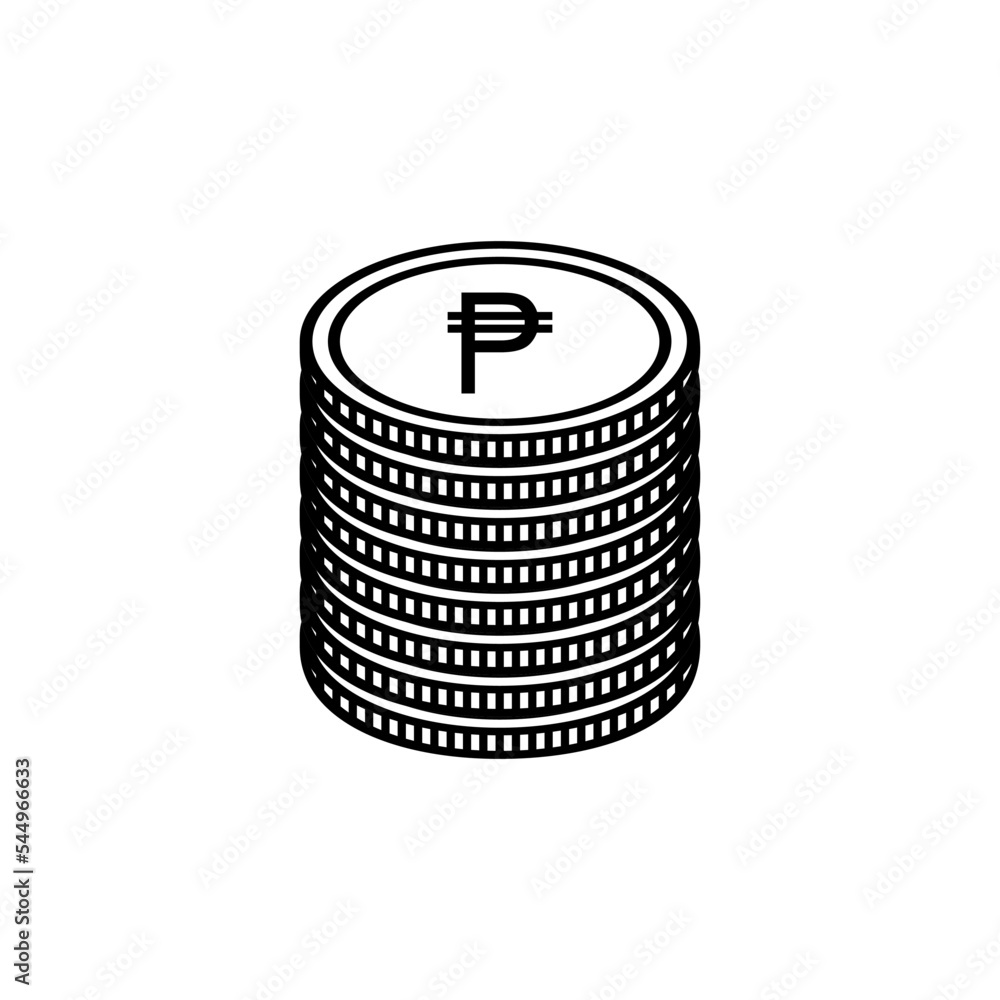 Philippine Currency Icon Symbol. Philippine Peso, PHP Sign. Vector Illustration Philippine Currency Icon Symbol. Philippine Peso, PHP Sign. Vector Illustration