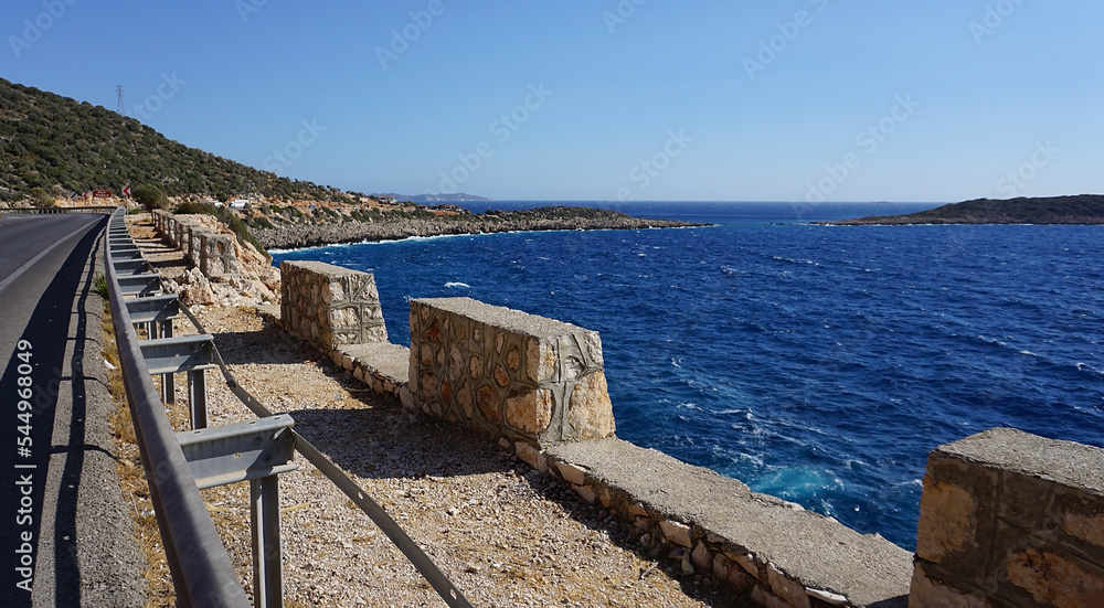 A Beautiful Bay between Kas Finike road A Beautiful Bay between Kas Finike road