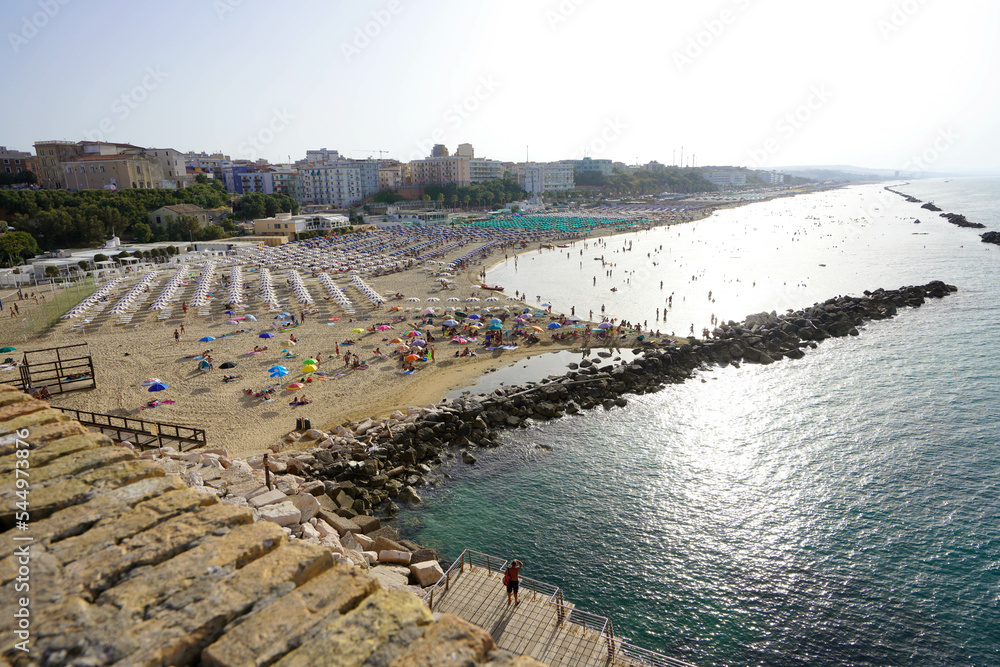 Obraz premium Termoli seascape on summer, Molise, Italy