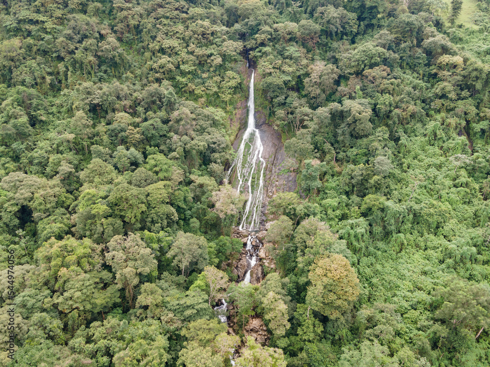 Cascada Mata Rica Chorcha Chiriquí Stock Photo | Adobe Stock