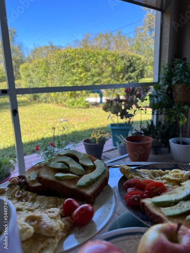 picnic in the garden