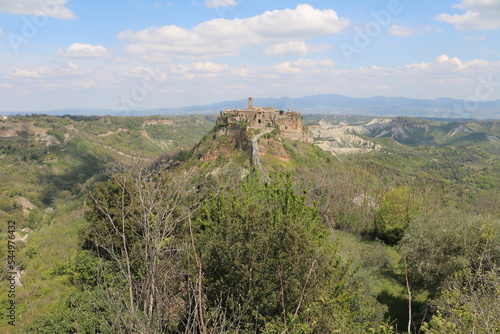 Landscape around Civita di Bagnoregio, Italy