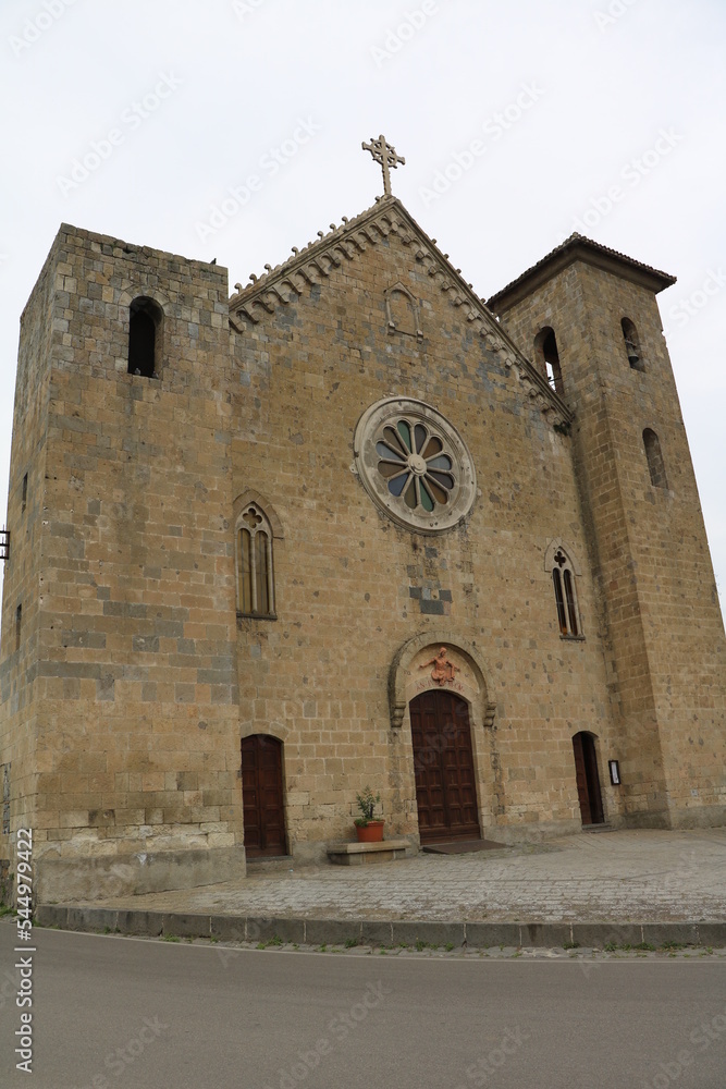 Church San Salvatore in Bolsena, Italy