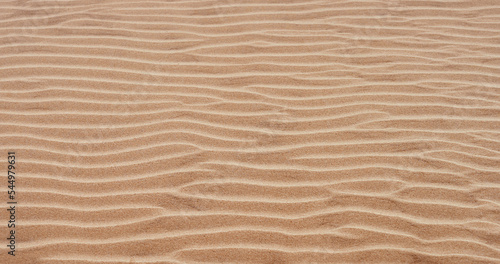 Abstract sand wave pattern background. Banner with beach ripple texture. 