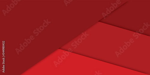 Red modern background. Stylish web banner.