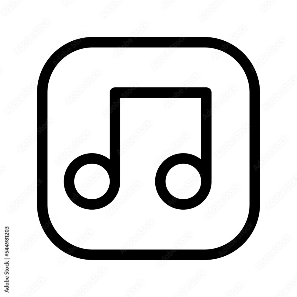 Music Note Icon Vector Symbol Design Illustration Music Note Icon Vector Symbol Design Illustration