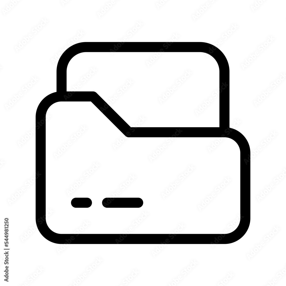 Folder Icon Vector Symbol Design Illustration Folder Icon Vector Symbol Design Illustration