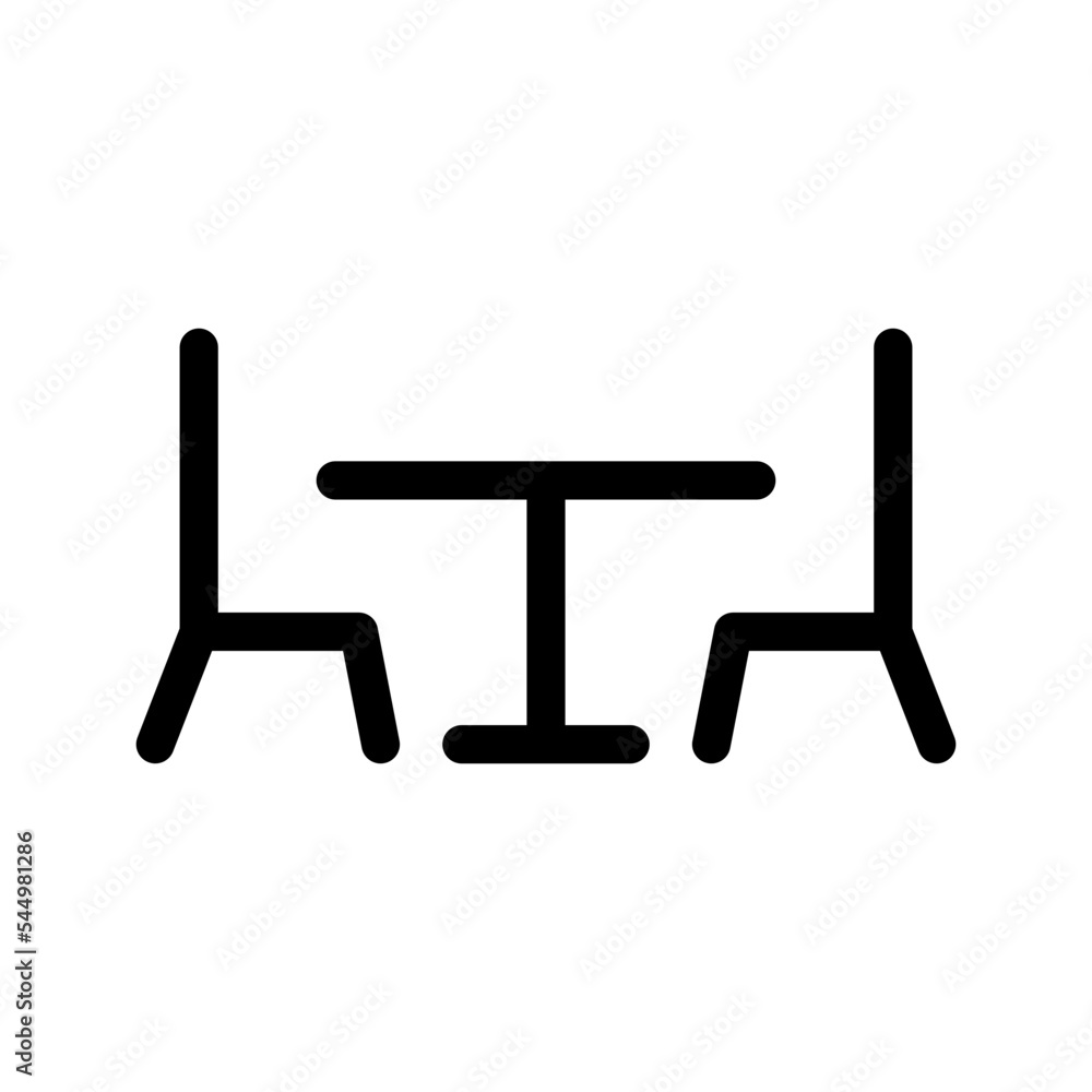 Table Icon Vector Symbol Design Illustration Table Icon Vector Symbol Design Illustration