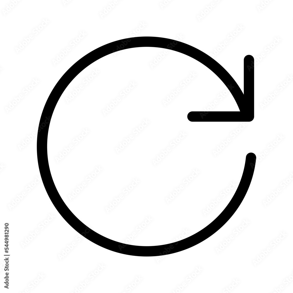 Reload Icon Vector Symbol Design Illustration Reload Icon Vector Symbol Design Illustration