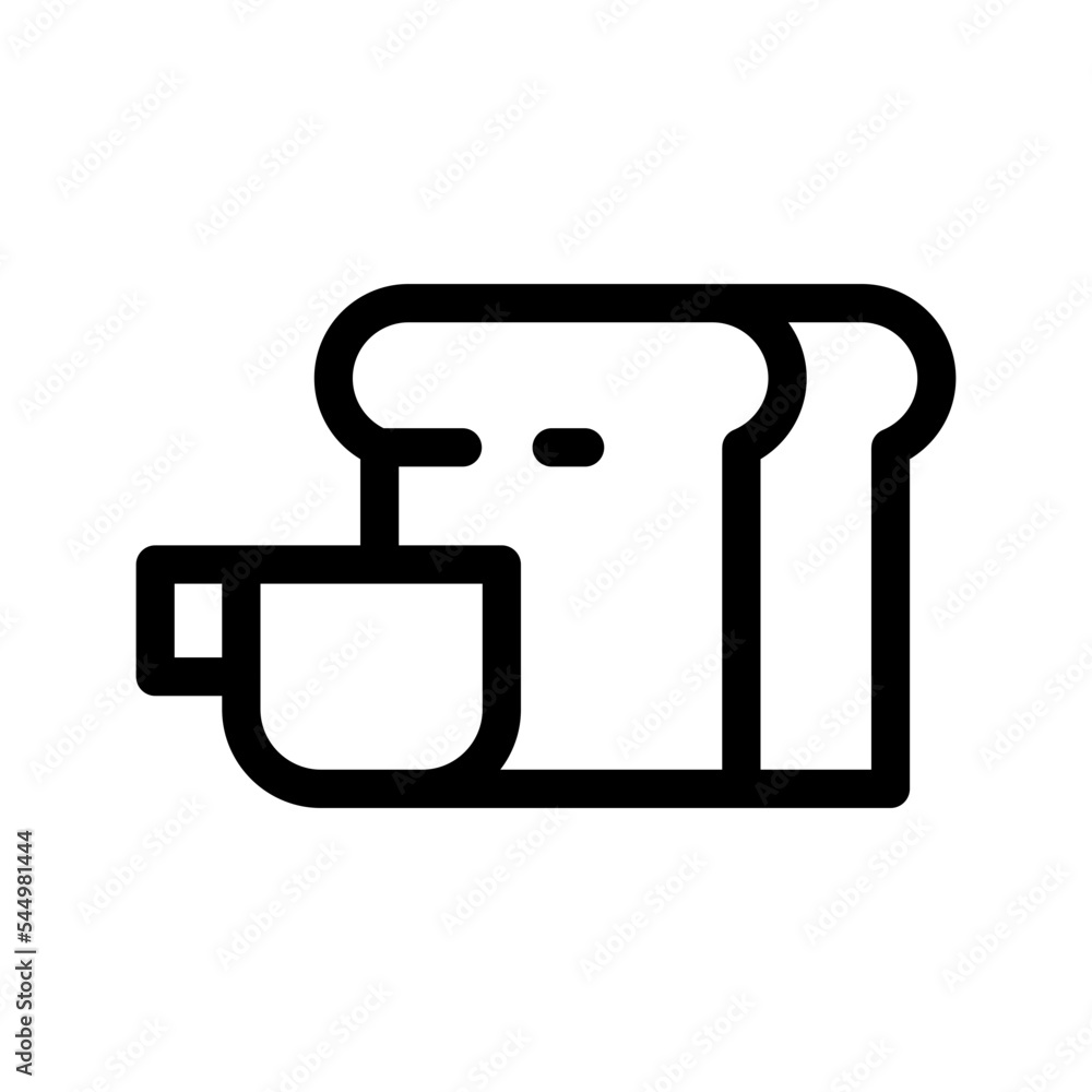 Breakfast Icon Vector Symbol Design Illustration