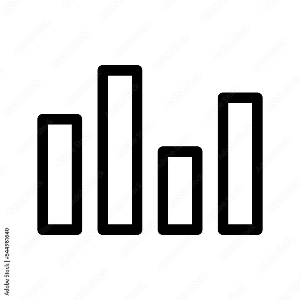 Chart Icon Vector Symbol Design Illustration Chart Icon Vector Symbol Design Illustration