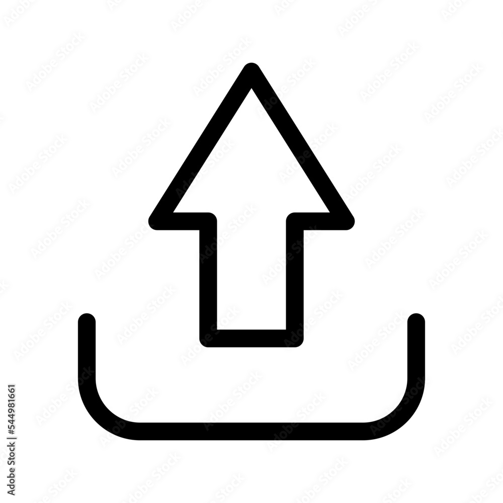 Upload Icon Vector Symbol Design Illustration Upload Icon Vector Symbol Design Illustration
