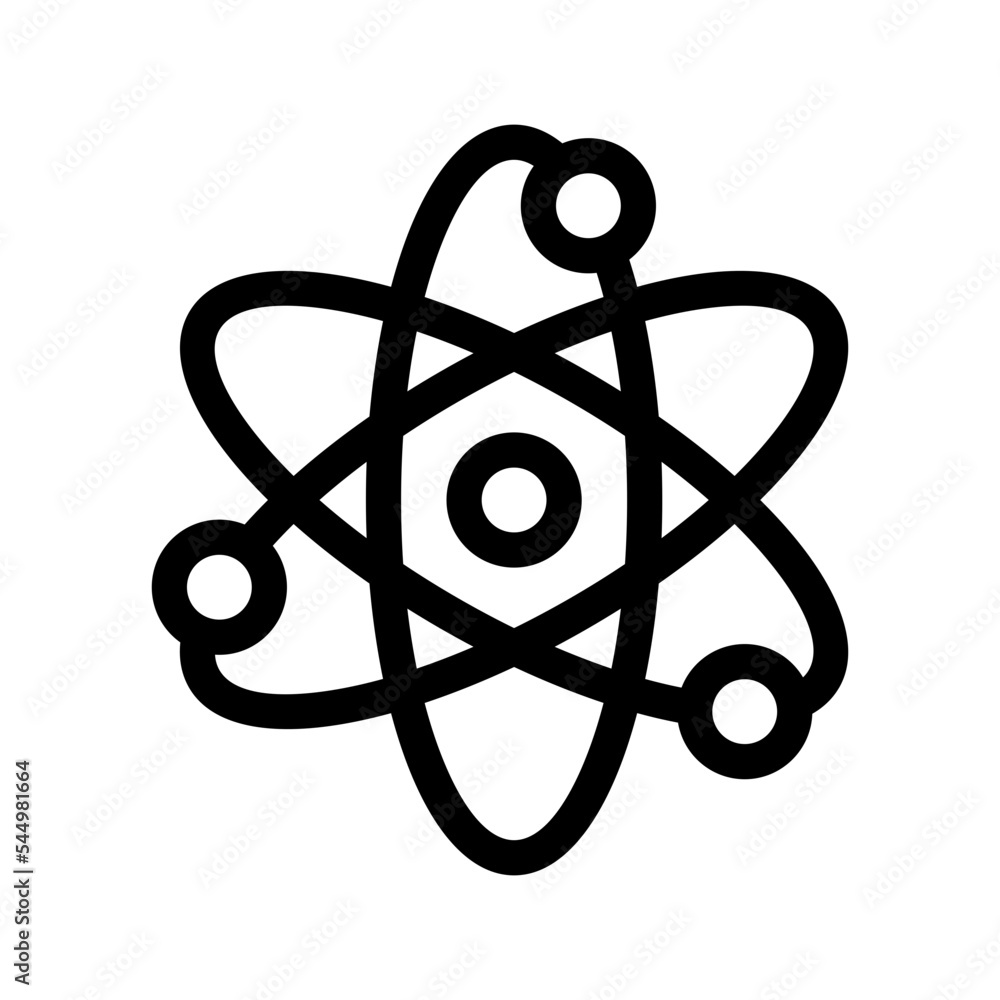 Atom Icon Vector Symbol Design Illustration Atom Icon Vector Symbol Design Illustration