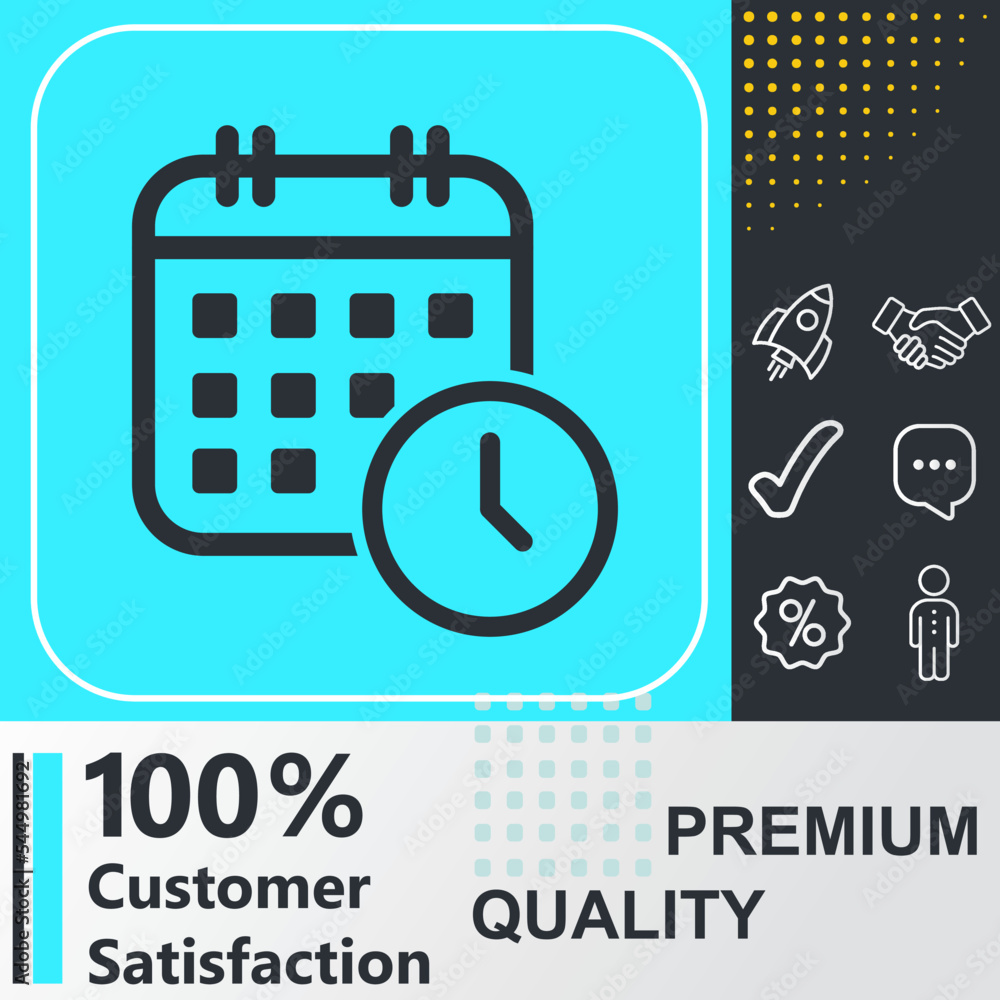 Schedule, Calendar icon. Social media sign. Vector illustration Schedule, Calendar icon. Social media sign. Vector illustration