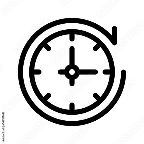 Time Icon Vector Symbol Design Illustration