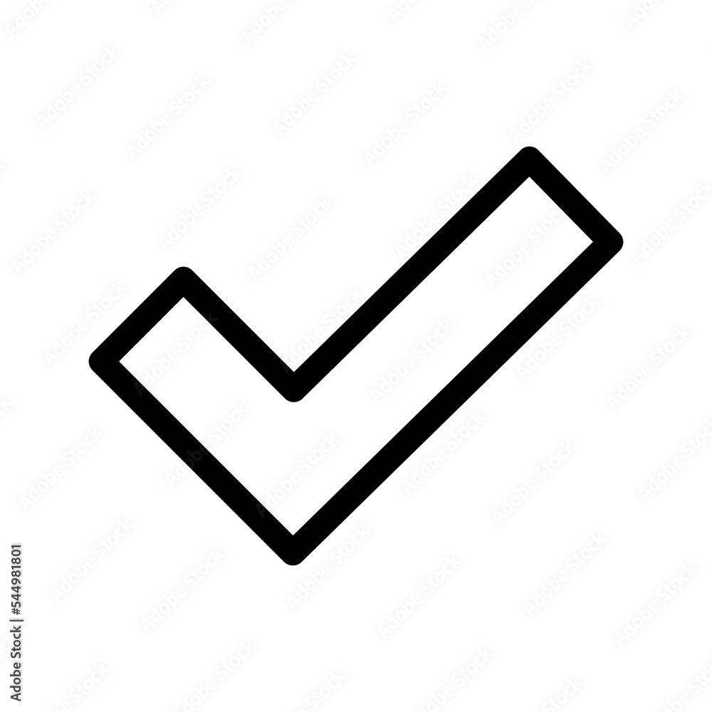 Check Icon Vector Symbol Design Illustration Check Icon Vector Symbol Design Illustration