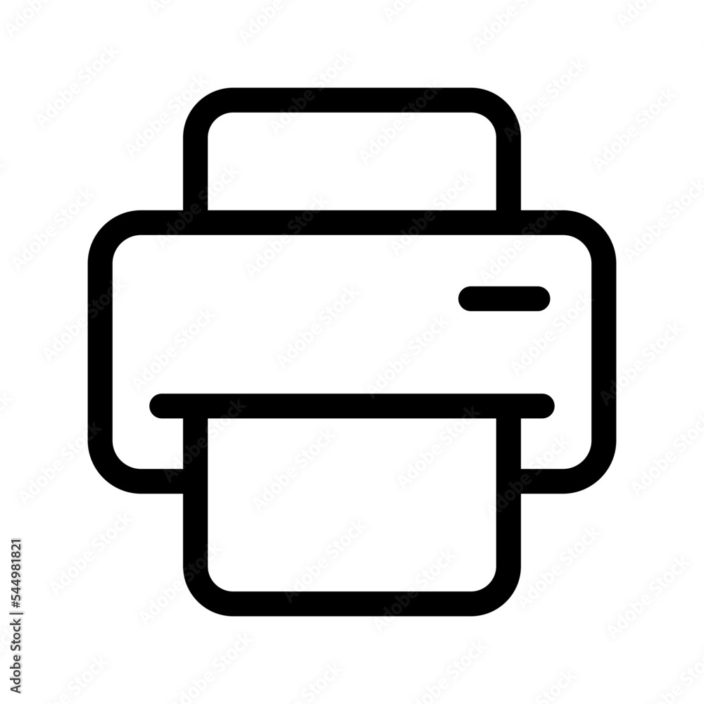Printer Icon Vector Symbol Design Illustration Printer Icon Vector Symbol Design Illustration