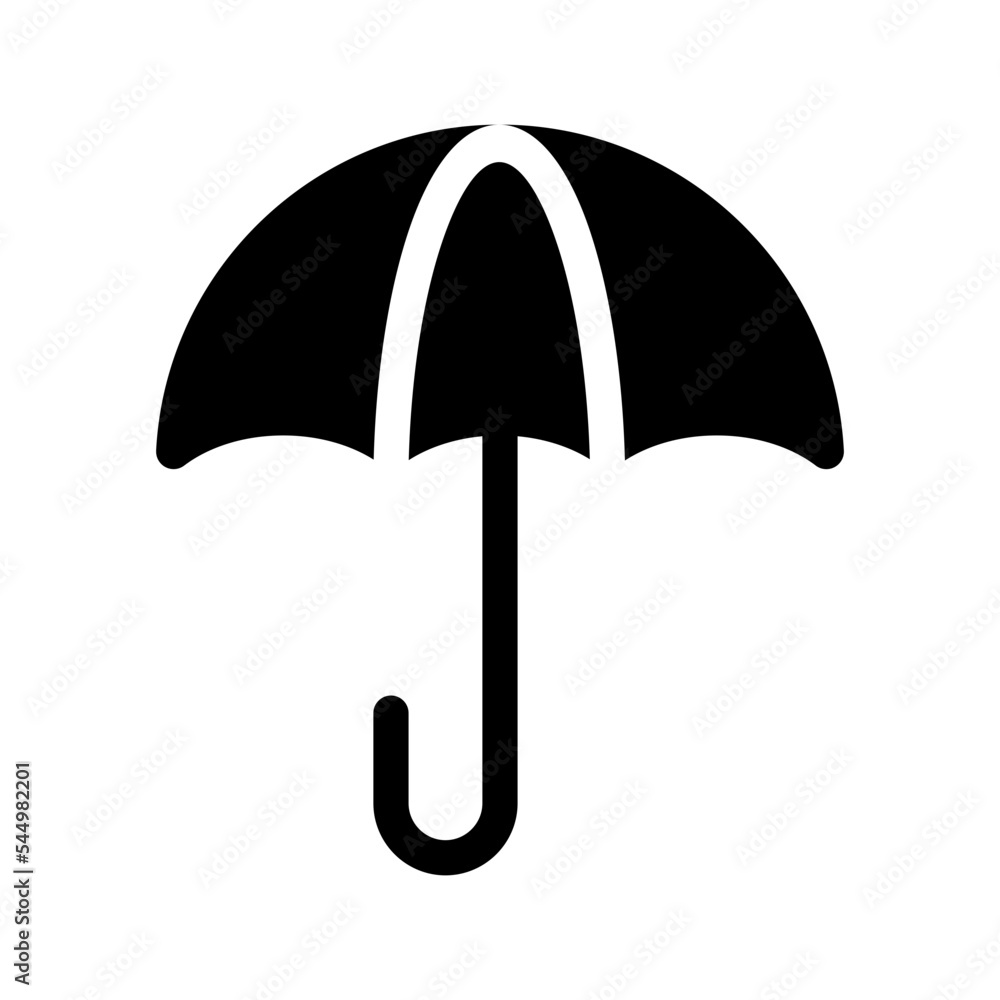 Umbrella Icon Vector Symbol Design Illustration Umbrella Icon Vector Symbol Design Illustration
